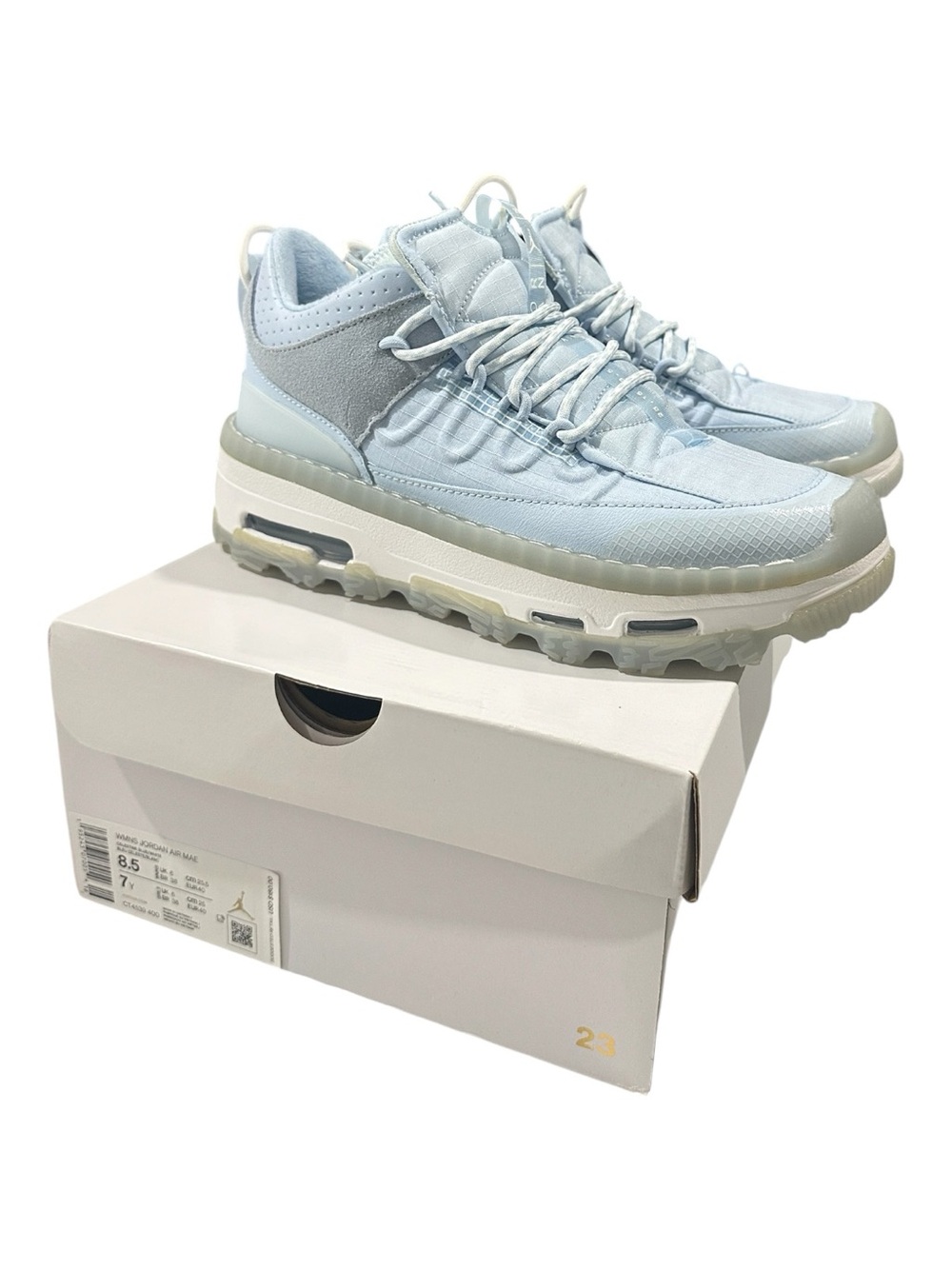 Jordan Air Mae Celestial Blue Sneakers Shoes Wmns 8.5 / Youth 7Y